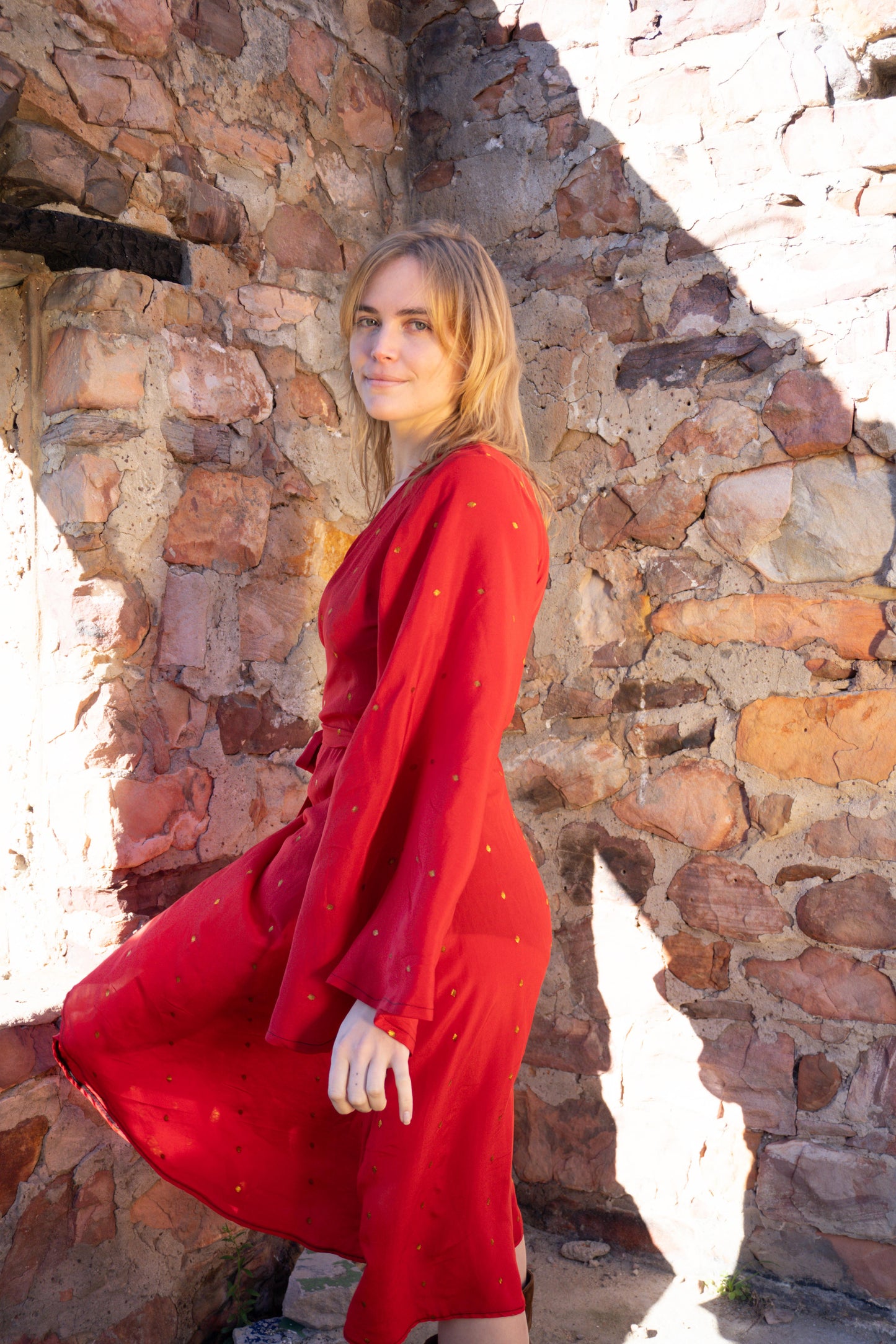 Stevie Wrap Dress - 100% Silk
