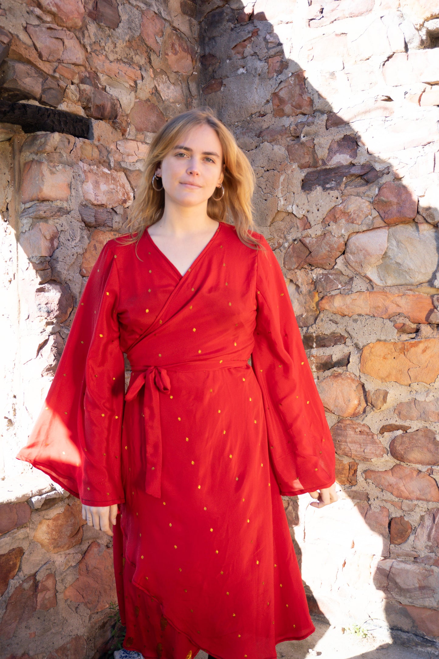 Stevie Wrap Dress - 100% Silk