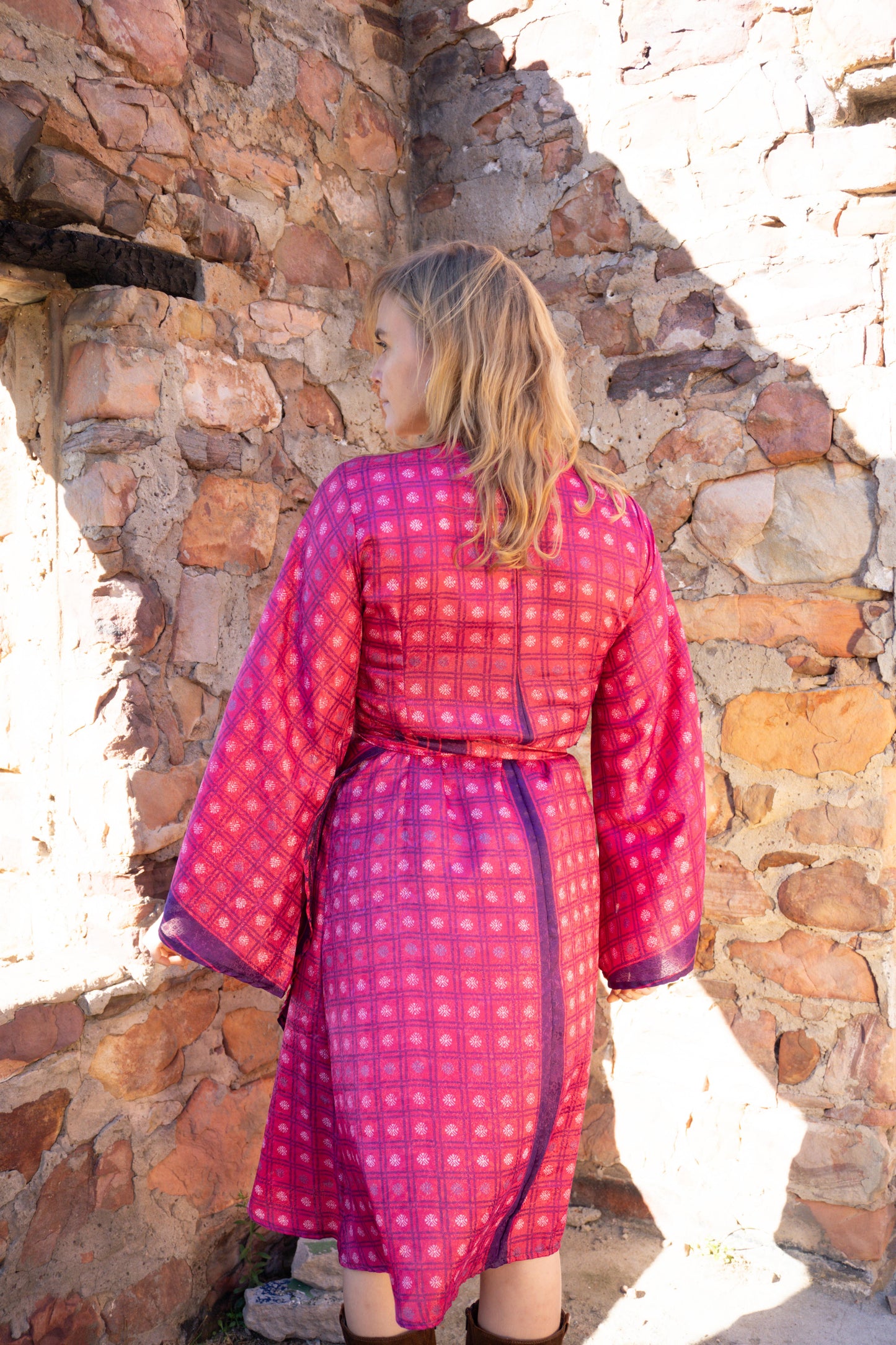 Stevie Wrap Dress - 100% Silk