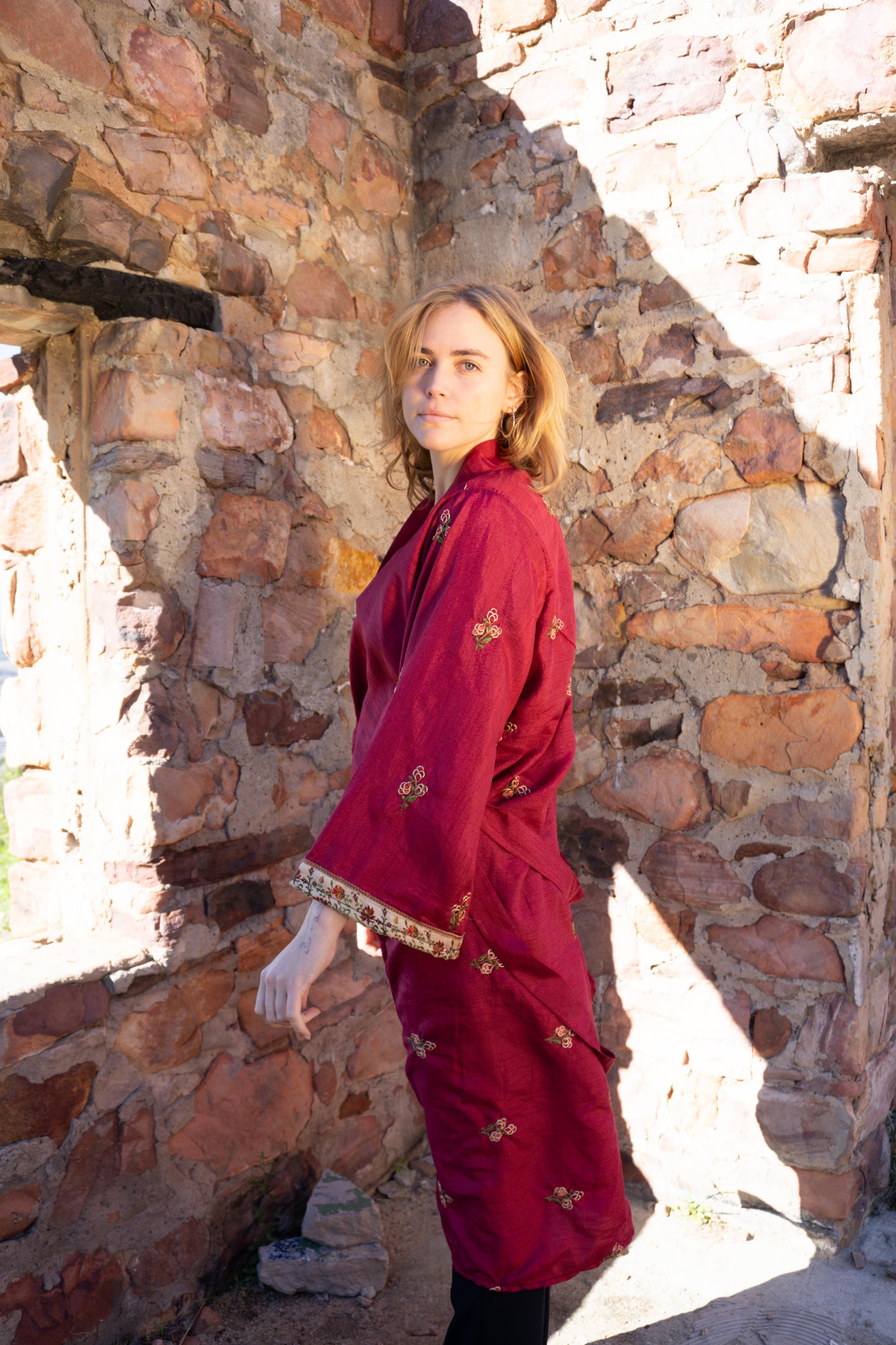 Muse Robe-Embroidered
