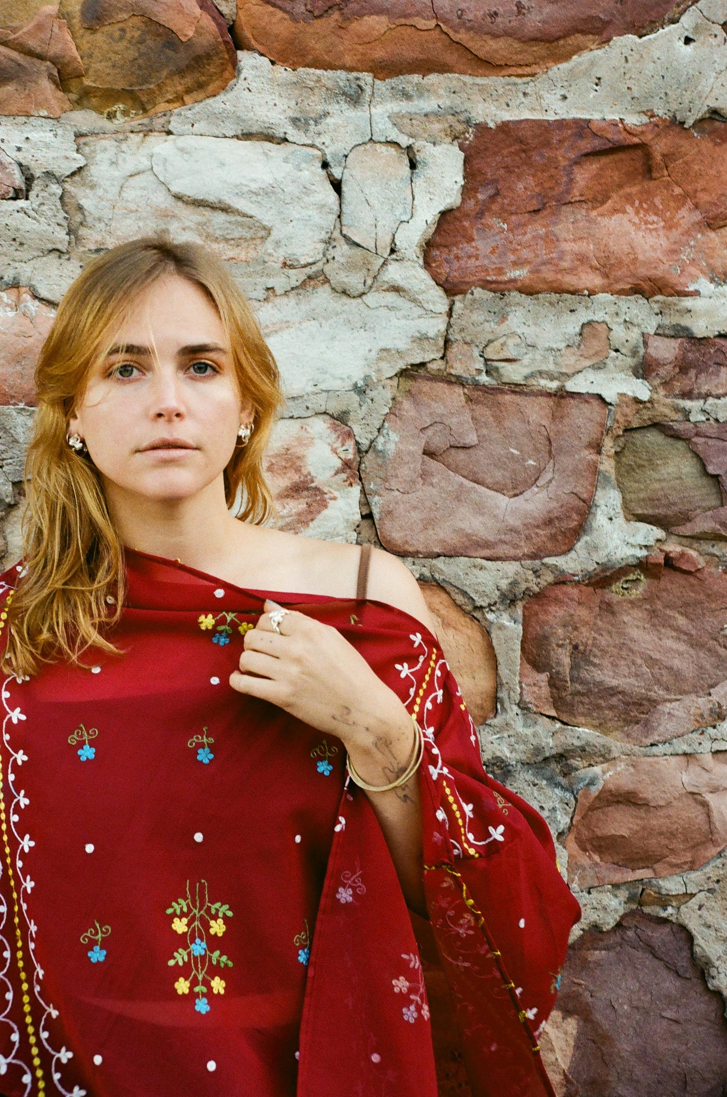 Jonie Poncho - Embroidered