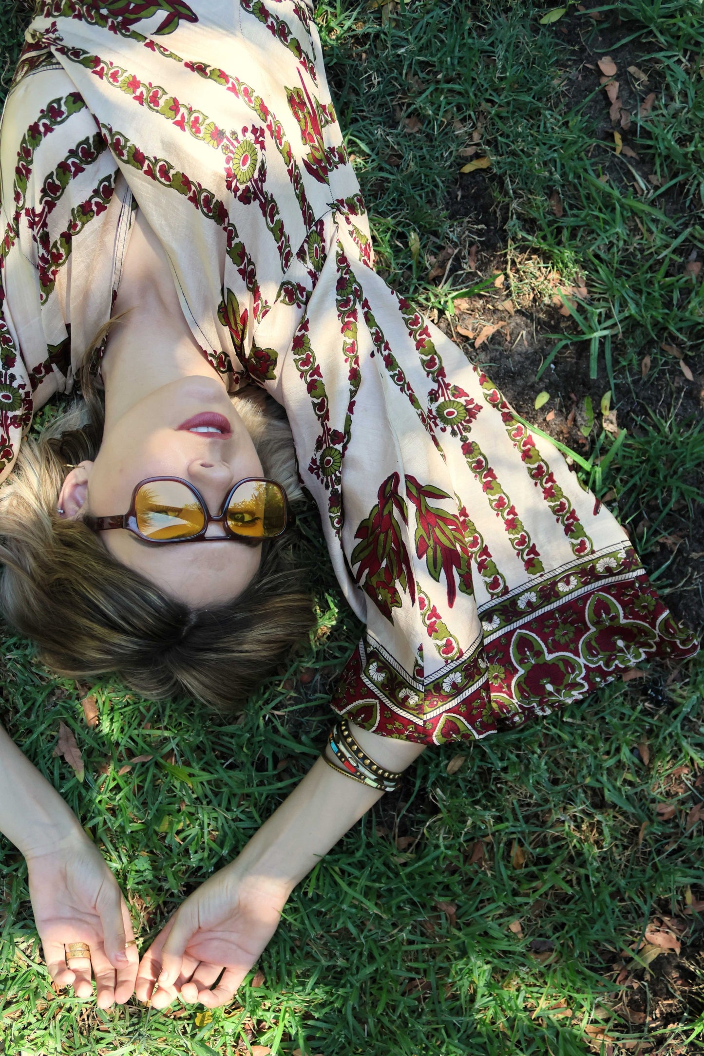 Stevie Wrap Dress 100% Silk