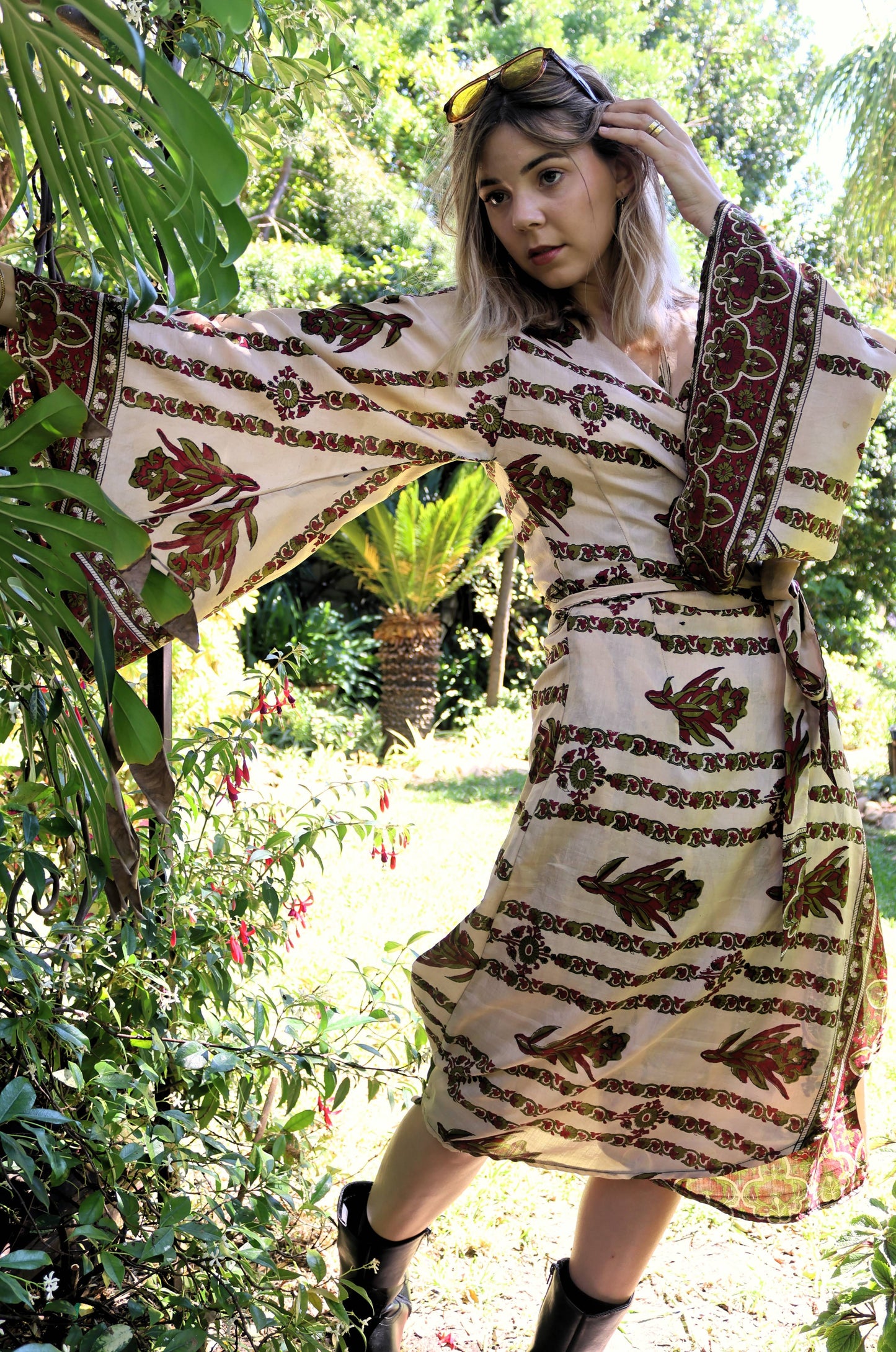 Stevie Wrap Dress 100% Silk