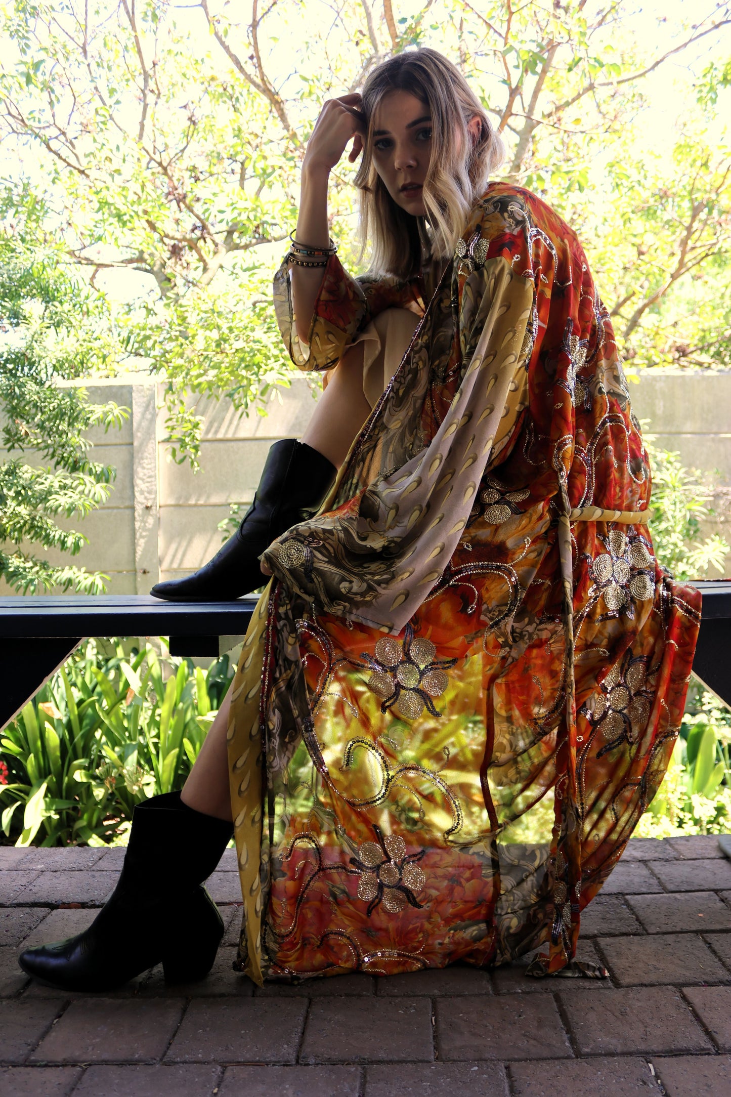 Muse Robe - Embroidered